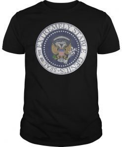 Fake Presidential Seal Trump Parody Extremely Stable Genius T-Shirt