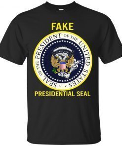Fake presidential seal shirt