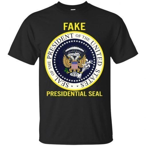 Fake presidential seal shirt