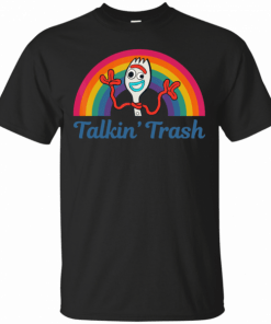 Forky Talkin’ Trash Rainbow Poster T-Shirt