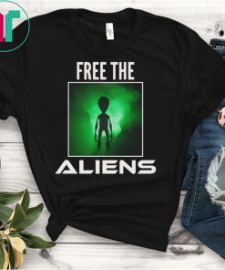 Free The Aliens Area 51 UFO T-Shirt Nevada Alien Facility Extraterrestrial Alien Enthusiasts You Believe Unisex Jersey Short Sleeve Tee
