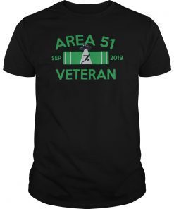 Fun Run Area 51 Sep 2019 Veteran T Shirt