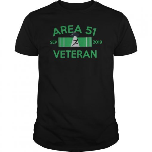 Fun Run Area 51 Sep 2019 Veteran T Shirt