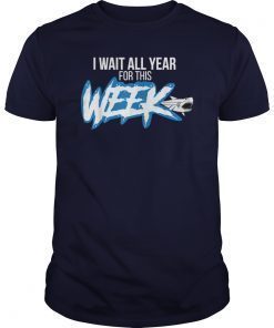 I Wait All Year For This Week Shirt Cool Love Sharks Gift shirts