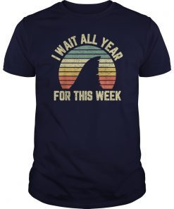 I Wait All Year For This Week Shirt Funny Shark Shirts