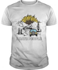 Jeep Sunflower I hate people shirt