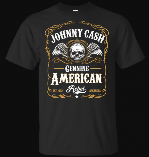 Johnny Cash Gennine American T-Shirt