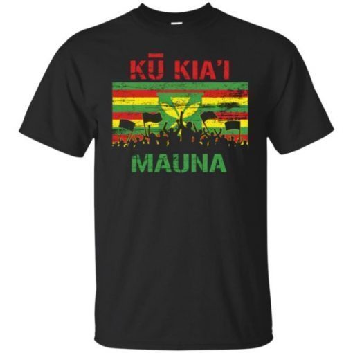 Kanaka Maoli Flag We Are Mauna Kea Ku Kiai Mauna shirt