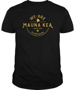 Kanaka Maoli Flag - We Are Mauna Kea T-Shirt