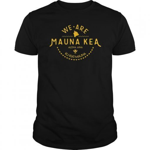 Kanaka Maoli Flag - We Are Mauna Kea T-Shirt