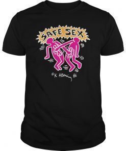 Keith Haring AIDS Harry Safe Sex T-Shirts