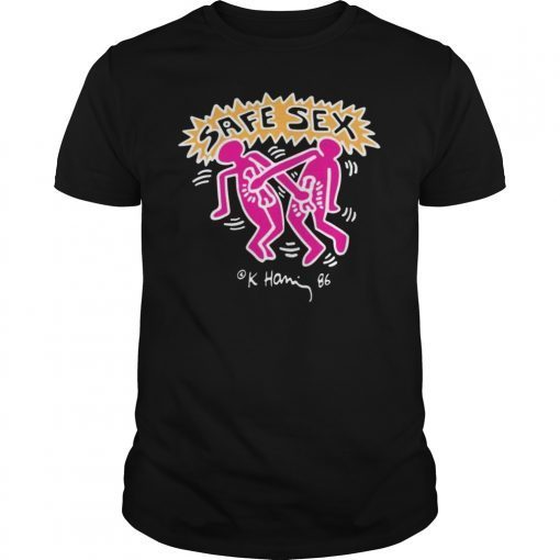 Keith Haring AIDS Harry Safe Sex T-Shirts