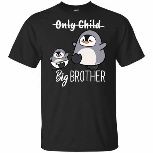 Kids Big Brother Only Child Expires Shirt Penguin T-Shirt