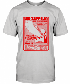 Led Zeppelin 1973 Tour Concert Tampa Stadium T-Shirt