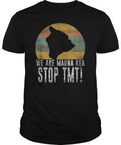 Mount Mauna Kea Stop TMT Distressed Shirt Protect The Sacred