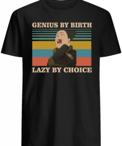 Nara Shikamaru Genius by birth lazy by choice vintage shirt