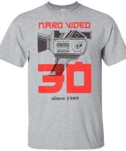 Naro Video 30 Since 1989 Camera shirt