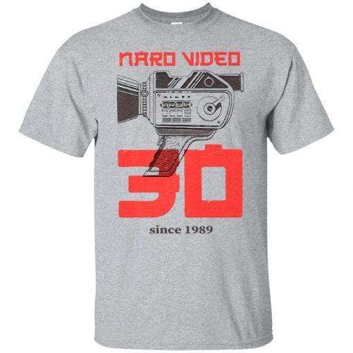 Naro Video 30 Since 1989 Camera shirt