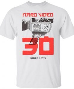 Naro Video 30 Since 1989 Camera shirts