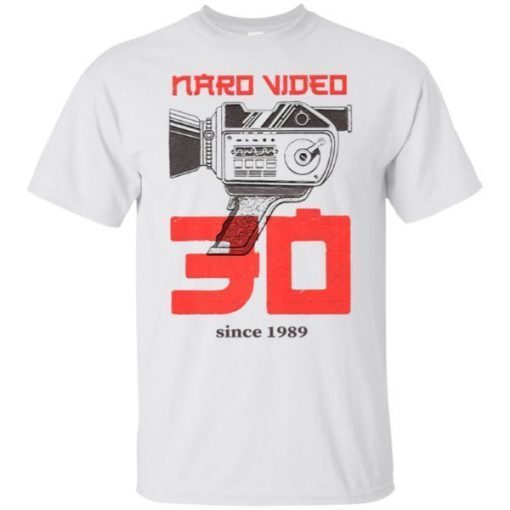 Naro Video 30 Since 1989 Camera shirts