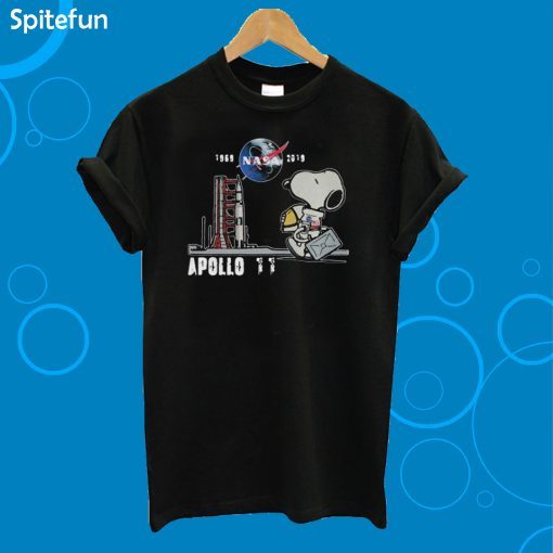 Nasa 1969 2019 Apollo 11 Astronaut Snoopy T-shirt