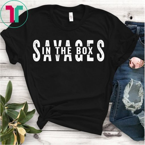 New York Yankees Savages In The Box Yankees Tee Shirt