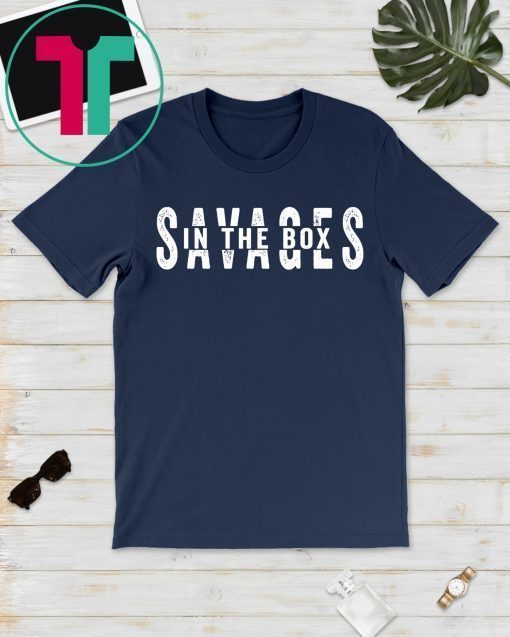 New York Yankees Savages In The Box Yankees Tee Shirt