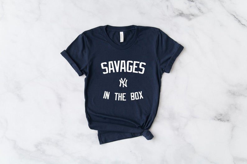 FanSwagUnltd Savages, New York Yankees Baseball T-Shirt