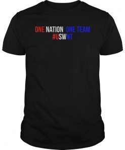 ONE NATION ONE TEAM WOMENS NATIONAL SOCCER #USWNT T-Shirt