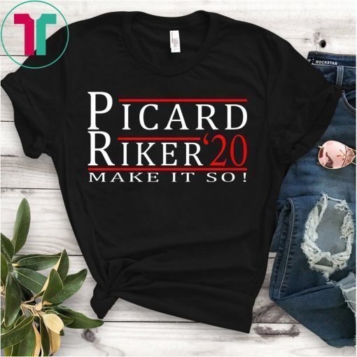 Picard Riker 2020 Make it So T-Shirt