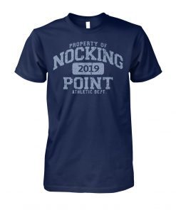 Property of nocking 2019 point athletic dept shirt