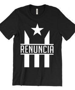 Puerto Rico Renuncia Resistance Flag Unisex Graphic T-Shirt