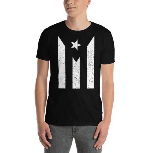 Puerto Rico Resiste Boricua Flag Se Levanta T-Shirt Patriot, Black Puerto Rico Flag Shirt, Boricua, Resiste, Levantate Boricua, Ricky Renunc