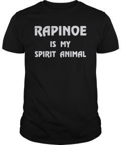 Rapinoe Is My Spirit Animal T-Shirt United States Women's National Soccer Team Shirt USWNT Alex Morg