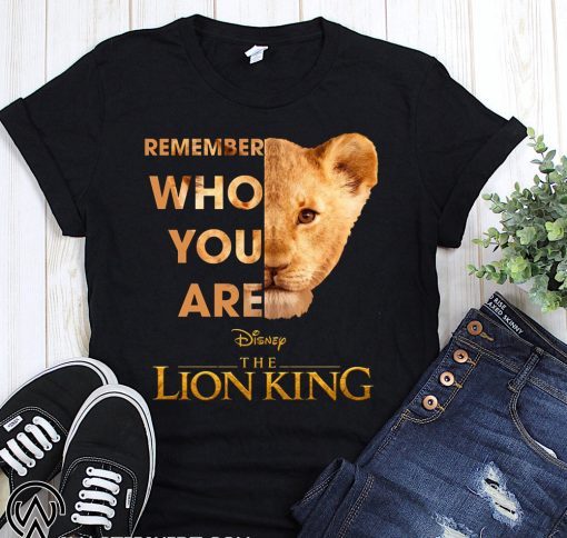 Remember who you are the lion king shirt