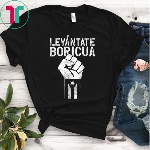 Ricky Renuncia Bandera Negra Puerto Rico Top T-Shirt