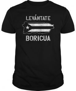 Ricky Renuncia Bandera Negra Puerto Rico Top Tee Shirt