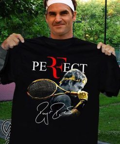 Roger federer perfect tennis player shirt