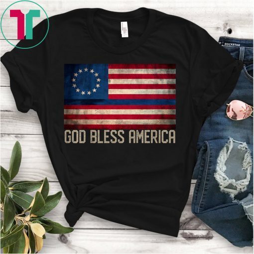 Rush Betsy Ross God Bless Ameria Shirt Rush Limbaugh Tee