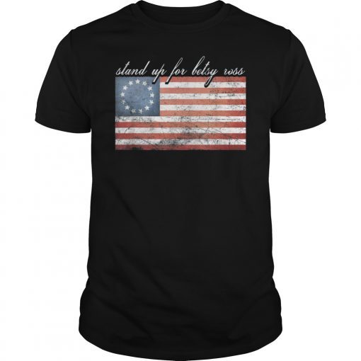 Rush Betsy Ross Limbaugh 13 Colonies Stars Flag T-Shirt