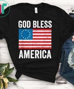 Rush Limbaugh Betsy Ross God Bless Ameria Tee Shirt