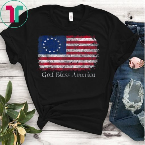Rush Limbaugh Betsy Ross God Bless Ameria T-Shirt