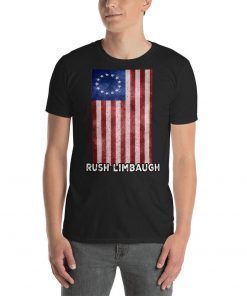 Rush Limbaugh T-Shirt Rush Limbaugh Betsy Ross T-Shirt
