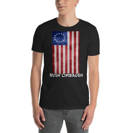 Rush Limbaugh T-Shirt Rush Limbaugh Betsy Ross T-Shirt