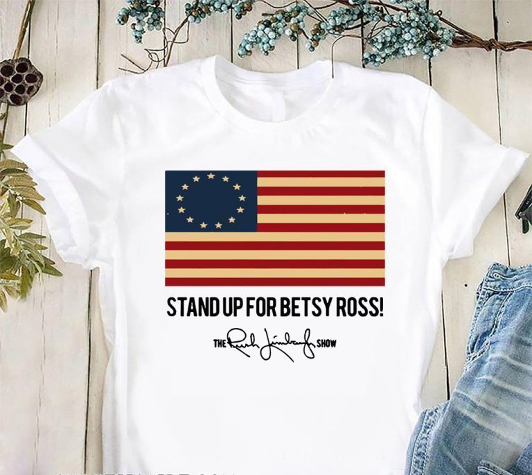 Rush limbaugh betsy ross shirt and unisex long sleeve