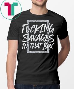 Savages In That Box New York Baseball T-Shirt