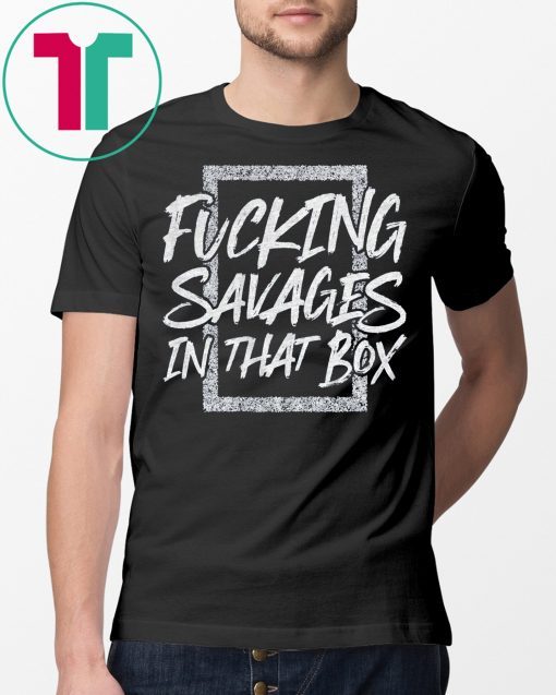 Savages In That Box New York Baseball T-Shirt