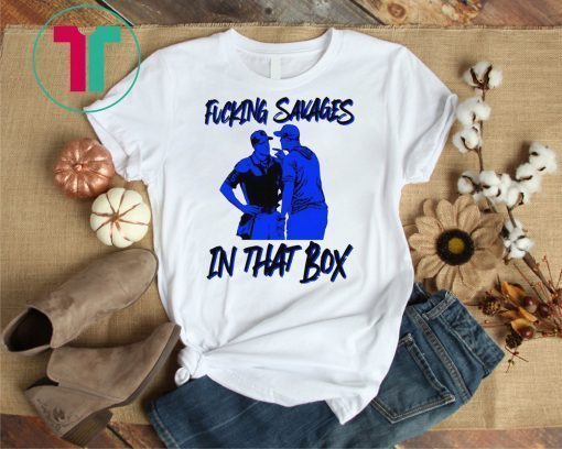 Savages In That Box T-Shirt Aaron Boone Shirt New York Yankees Shirt