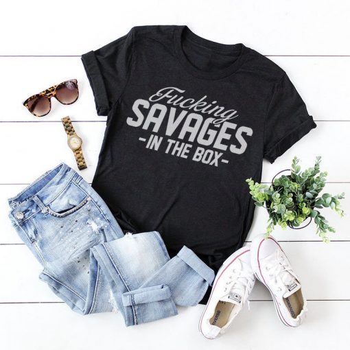 Savages In The Box Shirt NY Yankees Shirt, Funny Aaron Boone Shirt, Savages Quote Tee for New York Baseball Team, Players and Fans Shirt