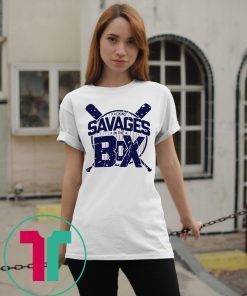 Savages In The Box Yankees Tee Shirt